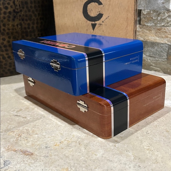 COHIBA Empty Cigar Boxes- set of 2 - Picture 3 of 11